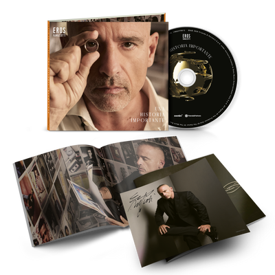 Una Historia Importante - CD Deluxe - Autografiado - Spanish | Eros Ramazzotti Store Sony Music Italy 19802978532