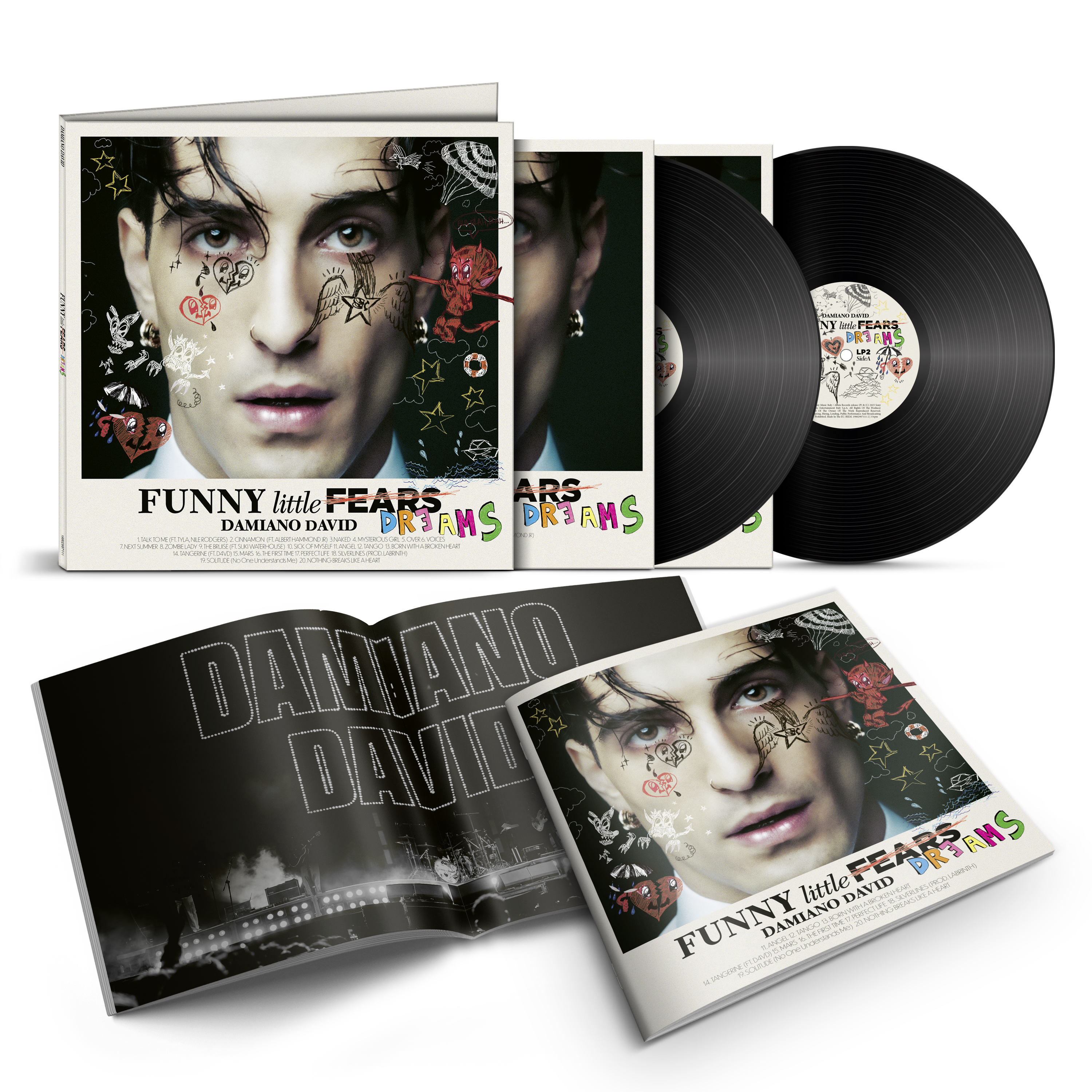FUNNY little FEARS (DREAMS) - 2LP Black | Damiano David
