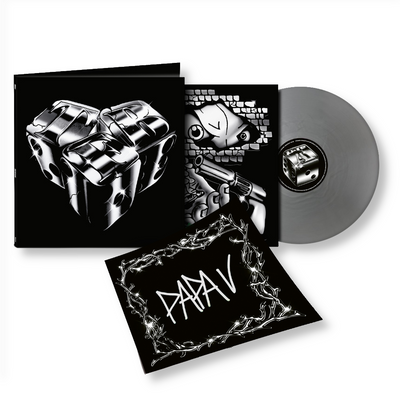 Trap Fatta Bene - LP Silver Numerato e Autografato | Papa V Store Sony Music Italy 19802828741