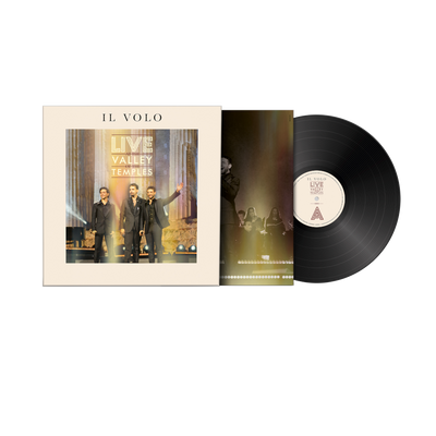 Live at the Valley of the Temples - LP Black | Il Volo Store Sony Music Italy 19802960951