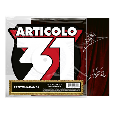 LP Picture Shaped Numerato e Autografato Store Sony Music Italy 19802802771