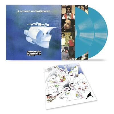 È arrivato un bastimento - LP 140gr+12" 45rpm Marble blue/clear+ libretto illustrato | Edoardo Bennato Store Sony Music Italy 19958477811