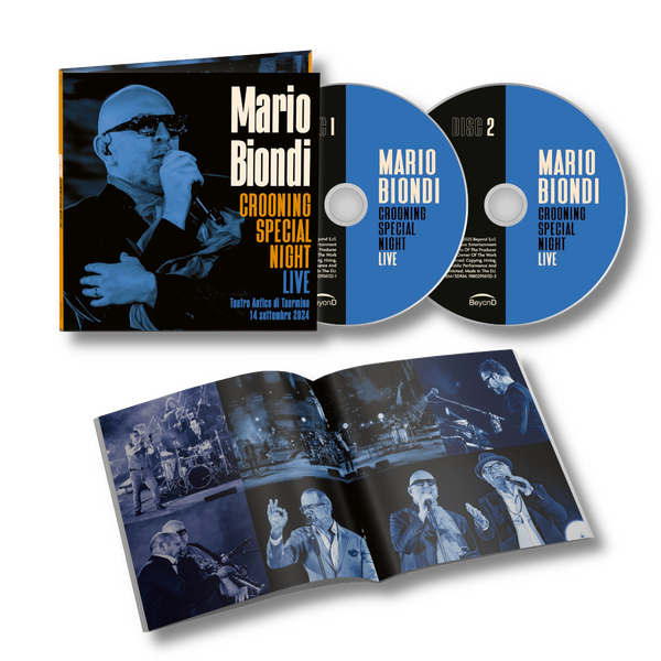 Crooning Special Night-live-Teatro Antico di Taormina 2024 - 2CD | Mario Biondi Store Sony Music Italy  19802956152