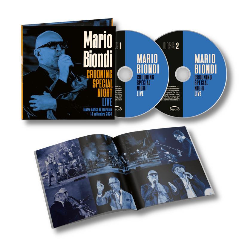 Crooning Special Night-live-Teatro Antico di Taormina 2024 - 2CD | Mario Biondi Store Sony Music Italy 19802956152