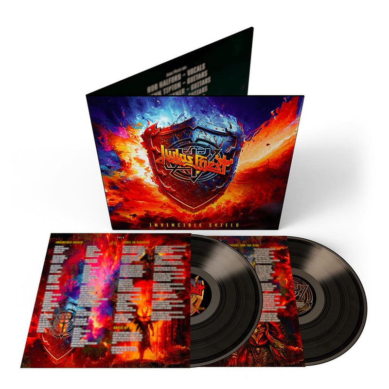 2LP Black - Invincible Shield | Judas Priest Store Sony Music Italy 19658851621