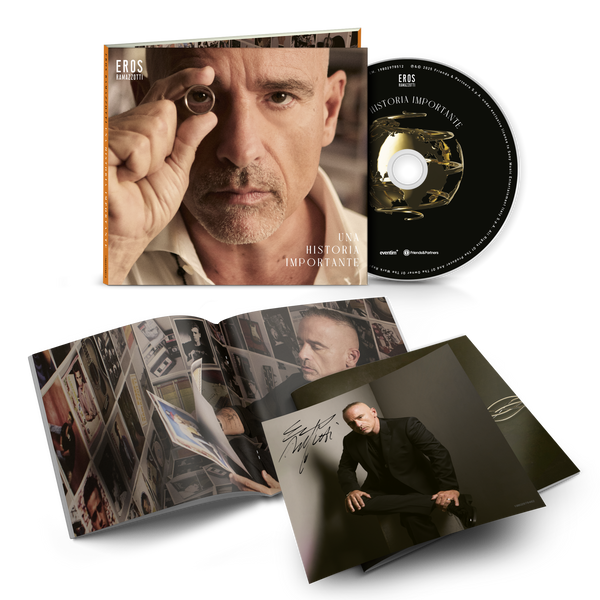 Una Historia Importante - CD Deluxe - Autografiado - Spanish | Eros Ramazzotti Store Sony Music Italy  19802978532