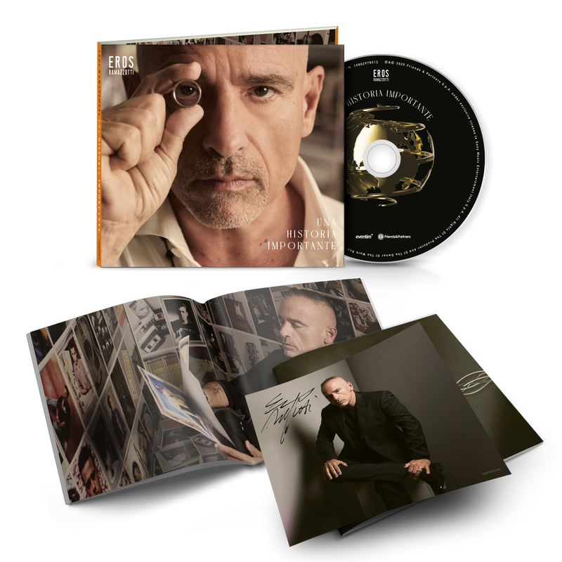 Una Storia Importante - CD Deluxe - Signed Edition - Italian | Eros Ramazzotti Store Sony Music Italy 19802978462