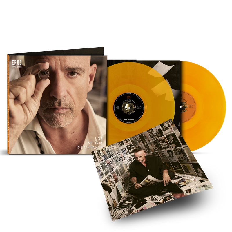 Una Storia Importante - 2LP Orange - Signed Edition - Italia | Eros Ramazzotti Store Sony Music Italy 19802978451