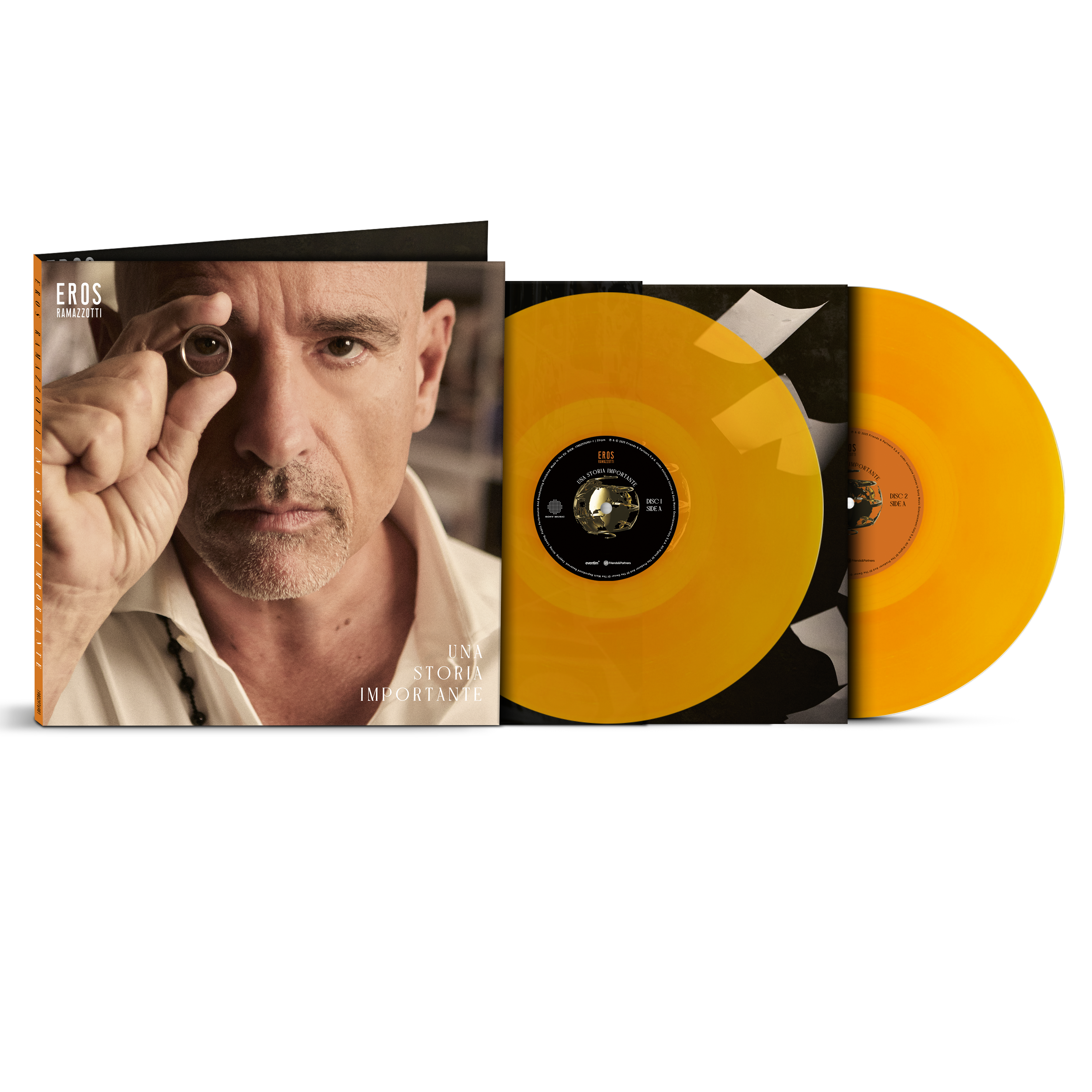 Una Storia Importante - 2LP Orange - Italian Version | Eros Ramazzotti
