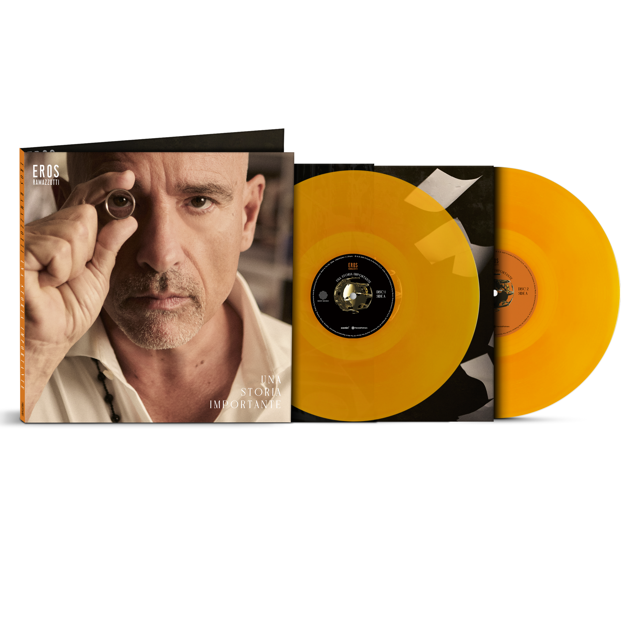 Una Storia Importante - 2LP Orange - Italian Version | Eros Ramazzotti
