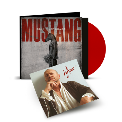 MUSTANG | LP Rosso Autografato | Biagio Antonacci Store Sony Music Italy  19958456821