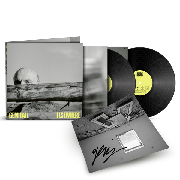 ELSEWHERE - Doppio LP Black & White Version Autografato (Alternative Cover) | Gemitaiz Store Sony Music Italy  19958413821