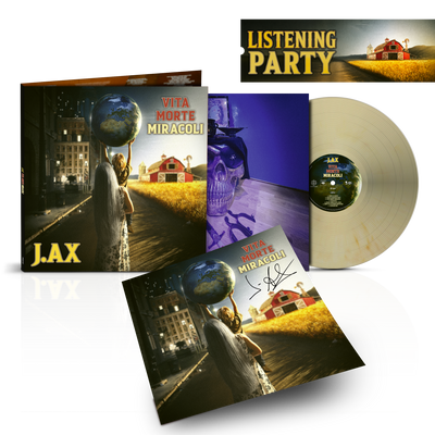 J-AX - VITA MORTE MIRACOLI | LP AUTOGRAFATO + LISTENING PARTY Store Sony Music Italy  19958471621