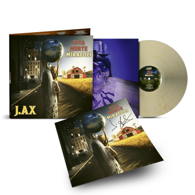 J-AX - VITA MORTE MIRACOLI | LP AUTOGRAFATO Store Sony Music Italy  19958471621
