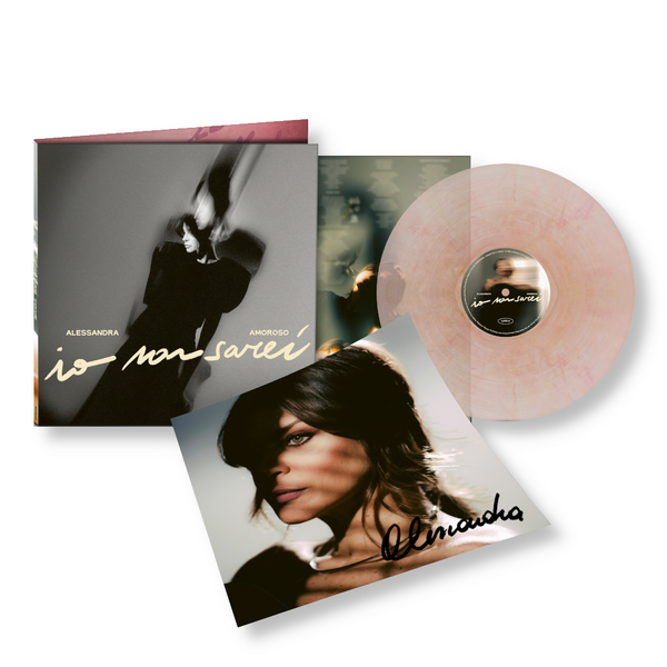 IO NON SAREI - LP marmorizzato Autografato | Alessandra Amoroso Store Sony Music Italy  19802929581