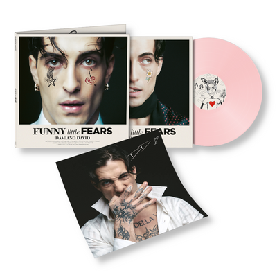 FUNNY little FEARS - LP Coloured (Pink) Vinyl in Gatefold, Signed *Limited Edition* | Damiano David Store Sony Music Italy  19802906781