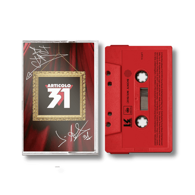 Musicassetta Rossa Autografata - PROTOMARANZA | Articolo 31 Store Sony Music Italy  19802802854