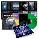 Hello World - LP Colorato Earth Green Autografato | Pinguini Tattici Nucleari