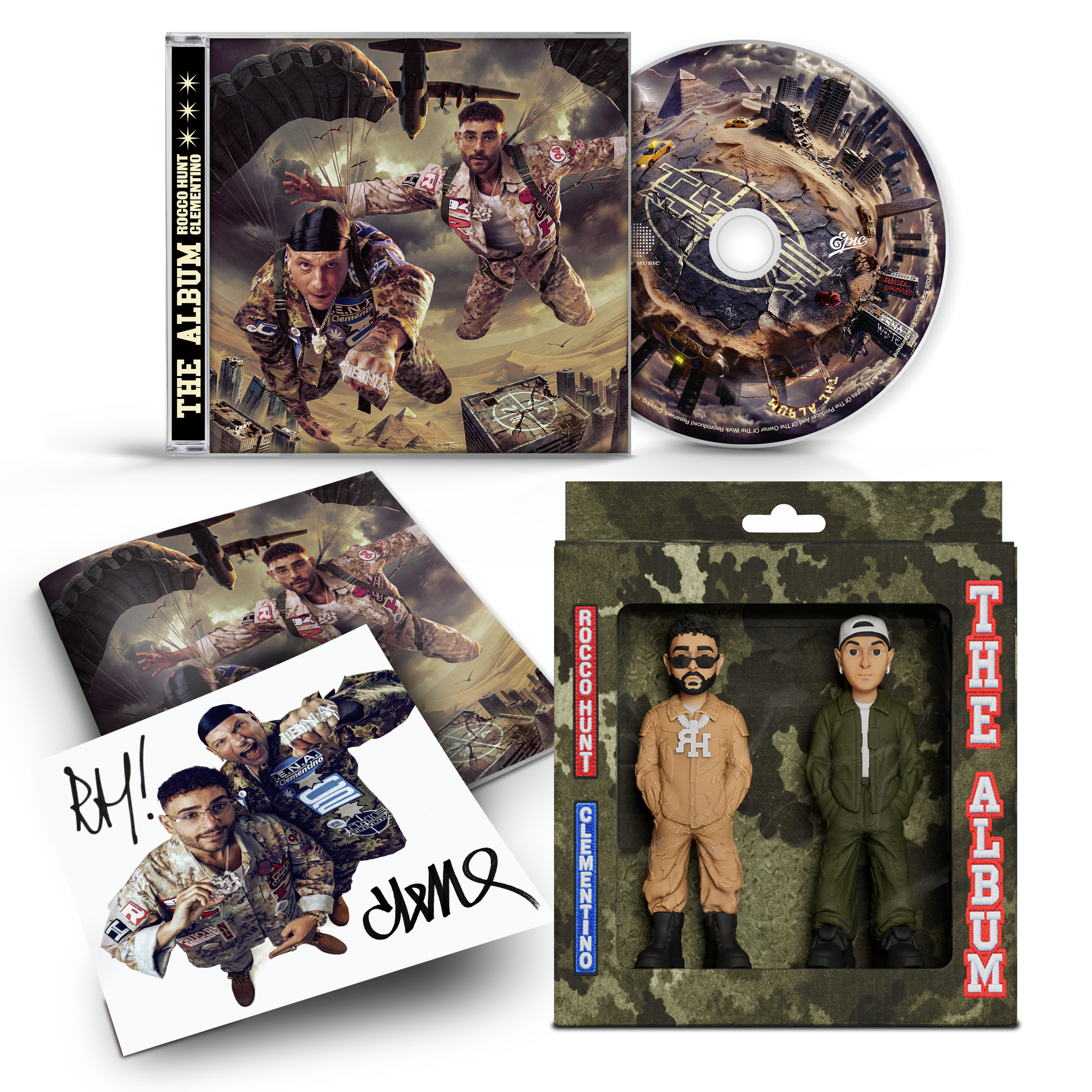 THE ALBUM - Action Figure + CD Autografato | Rocco Hunt e Clementino