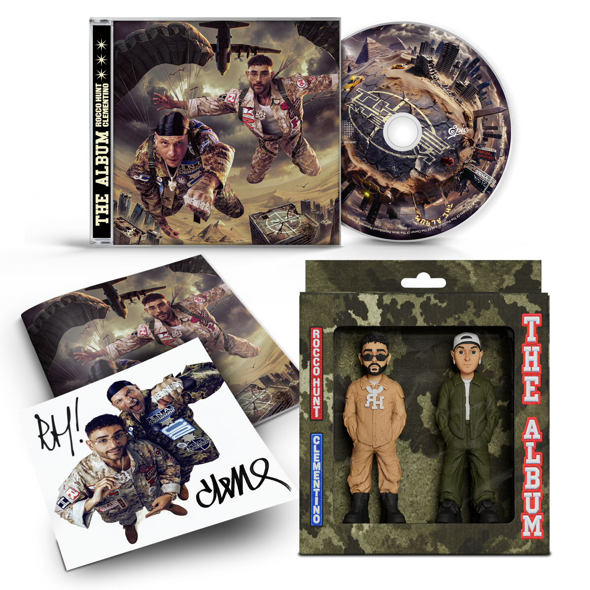 THE ALBUM - Action Figure + CD Autografato | Rocco Hunt e Clementino