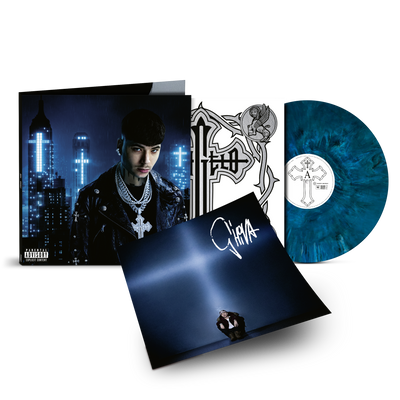 Vangelo (Alternative Cover) - LP Blu Marmorizzato Autografato | Shiva Store Sony Music Italy  19958444671