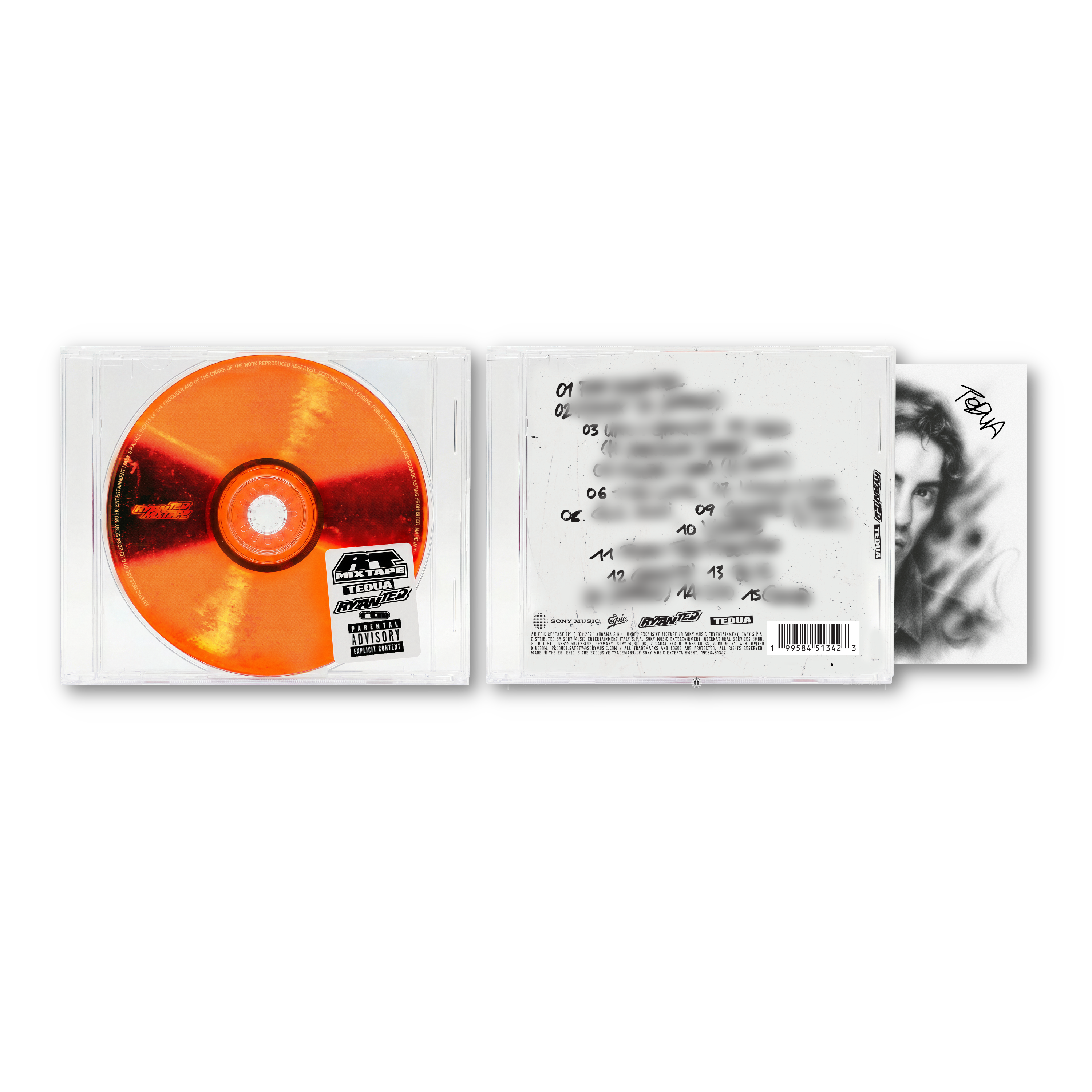 Ryan Ted - CD ORANGE Autografato | Tedua