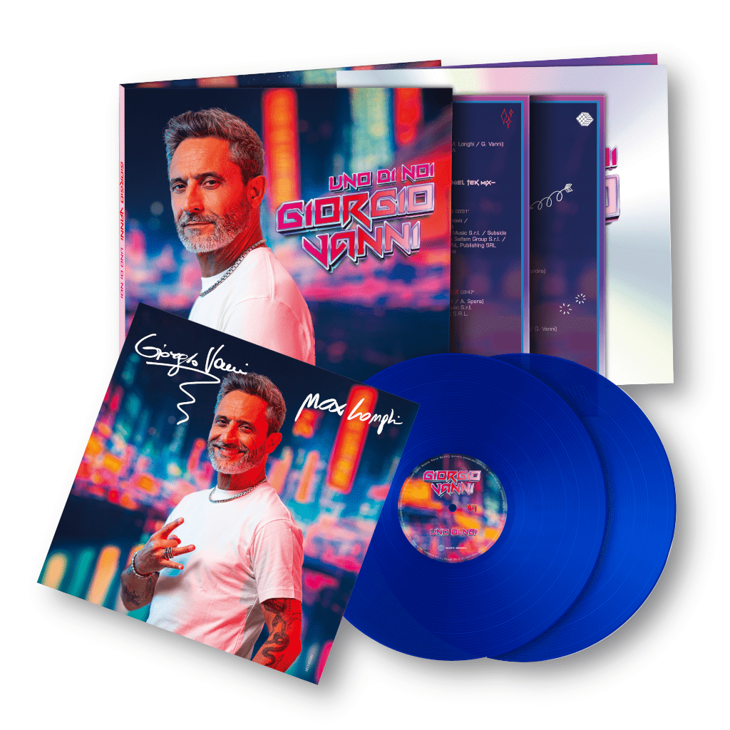 Uno di noi - Doppio Vinile Blu Autografato | Giorgio Vanni
