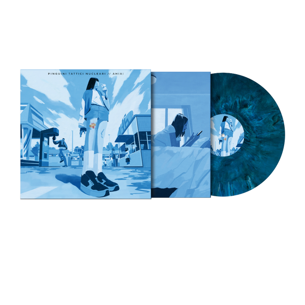 Ahia! - Marble mix blue/White - Numerato | Pinguini Tattici Nucleari Store Sony Music Italy  19802970181