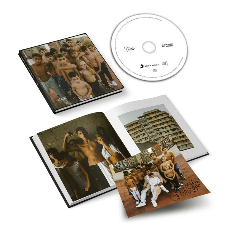 CD Hard Cover Book Autografato - Il Coraggio dei Bambini | GEOLIER Store Sony Music Italy 19658754222