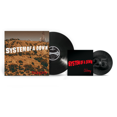 Toxicity (25th Anniversary) - LP Black + 45 giri | System Of A Down Store Sony Music Italy 19958472191