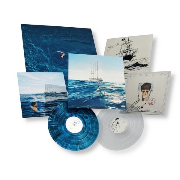 Mediterraneo - 2LP Sea Marbled Blue + Transparent Autografato | Bresh Store Sony Music Italy  19802914431