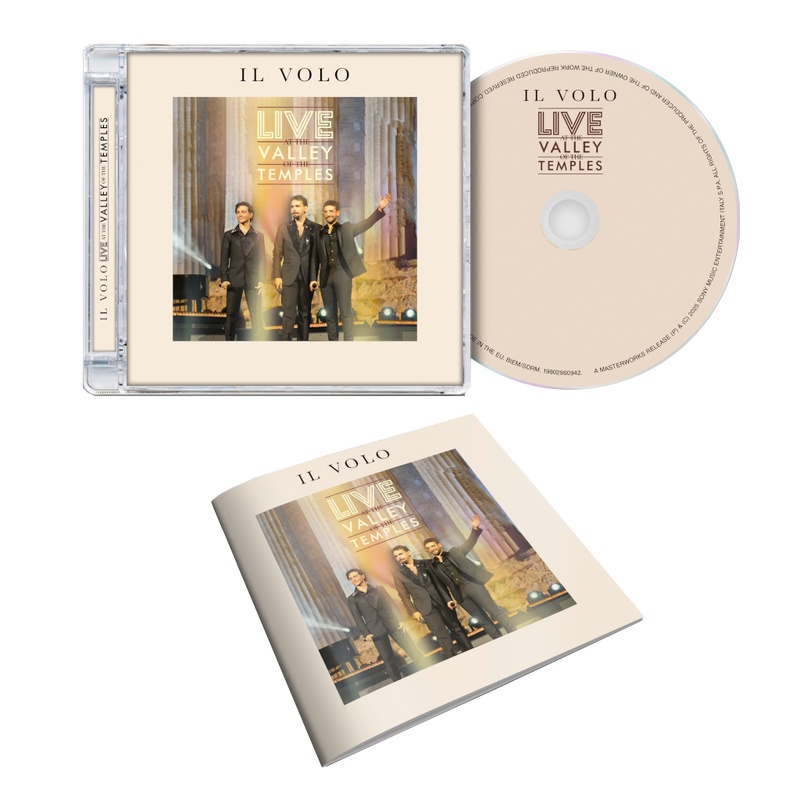Live at the Valley of the Temples - CD | Il Volo Store Sony Music Italy 19802960942