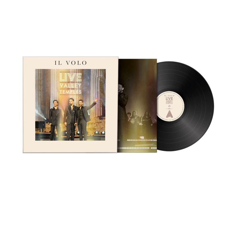 Live at the Valley of the Temples - LP Black | Il Volo Store Sony Music Italy 19802960951