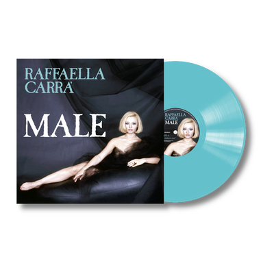 Male - 12" turquoise - 45rpm | Raffaella Carrà Store Sony Music Italy 19958463771