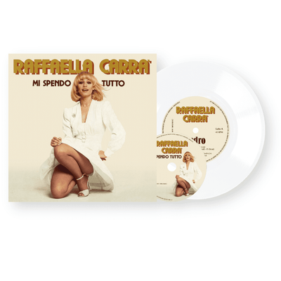 Mi Spendo Tutto - CD + 45 Giri Colorato Bianco | Raffaella Carrà Store Sony Music Italy  19802819912
