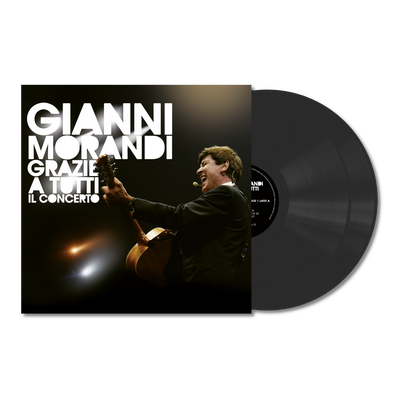 Grazie A Tutti Il Concerto - 2lp 180gr Black | Gianni Morandi Store Sony Music Italy  19958439461