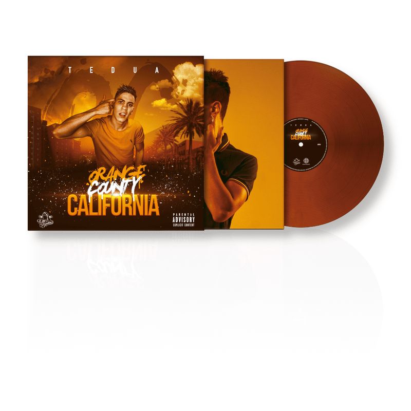 LP Orange mix purple - Orange County California | Tedua Store Sony Music Italy 19802838051