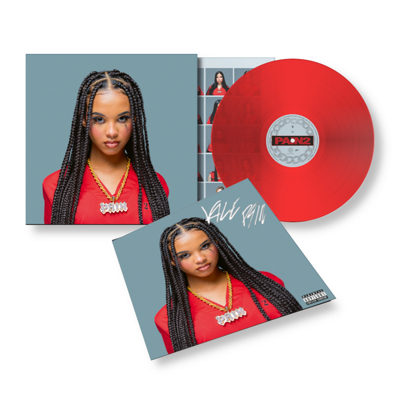 PAIN 2 - LP rosso trasparente Autografato | Vale Pain Store Sony Music Italy 19802913061